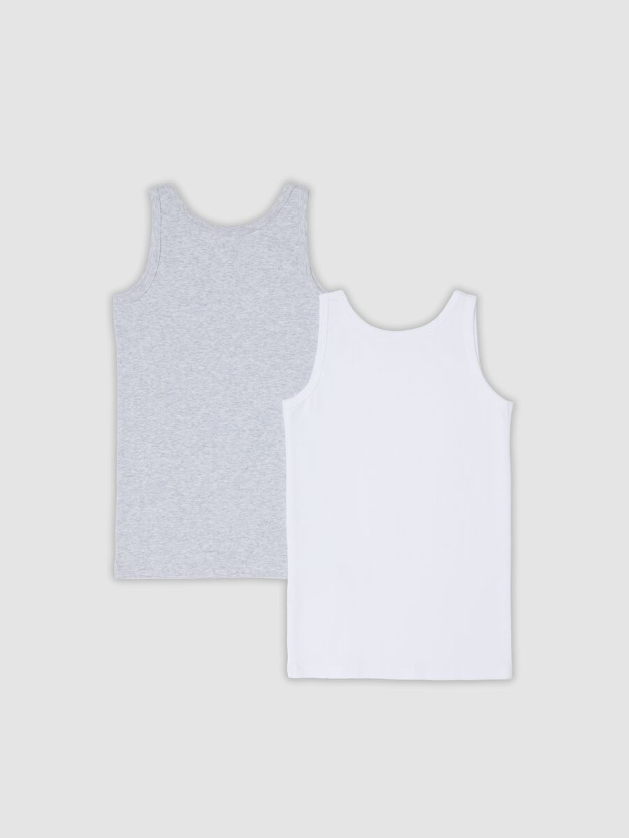 2-pack of multicolour organic cotton vests for boys_1