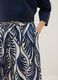 Blue viscose-blend palazzo trousers_3