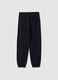 Black relaxed-fit joggers in pure organic cotton_2