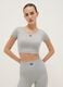Grey Boxy Fit Short Sleeve Sport T-shirt_0