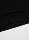 Black pure organic cotton V-neck T-shirt_5