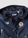 Blue baby hoodie jacket with zip and teddy bear print_3