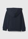 Full-zip sweatshirt with hood and logo embroidery_1