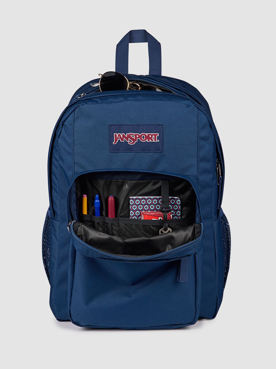 Blue backpack with external pockets_3
