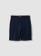Boys&rsquo; blue pure cotton shorts, relaxed fit_3
