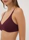 Purple organic stretch-cotton triangle bra_2