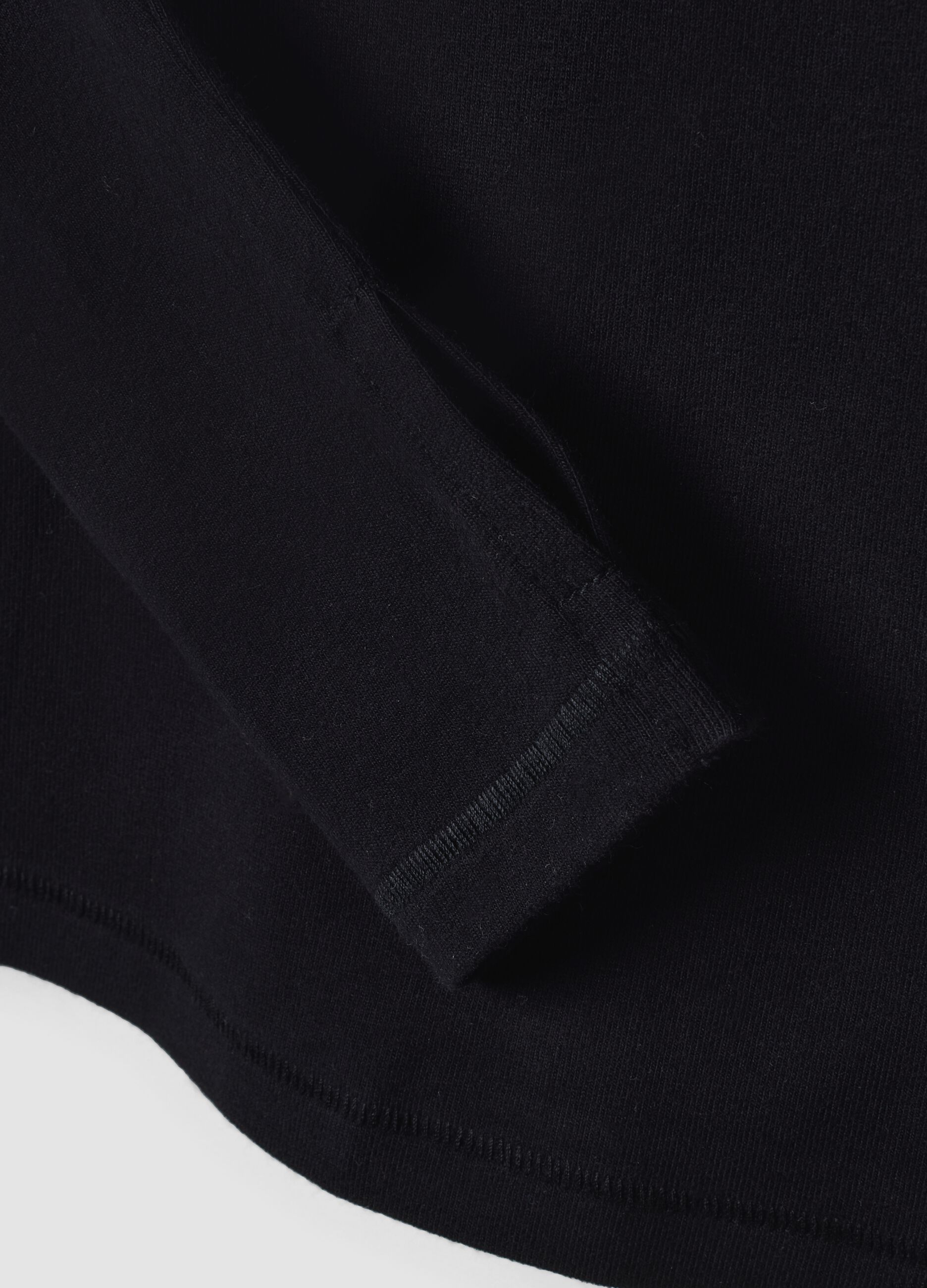 Perfect Black Long-Sleeve Top