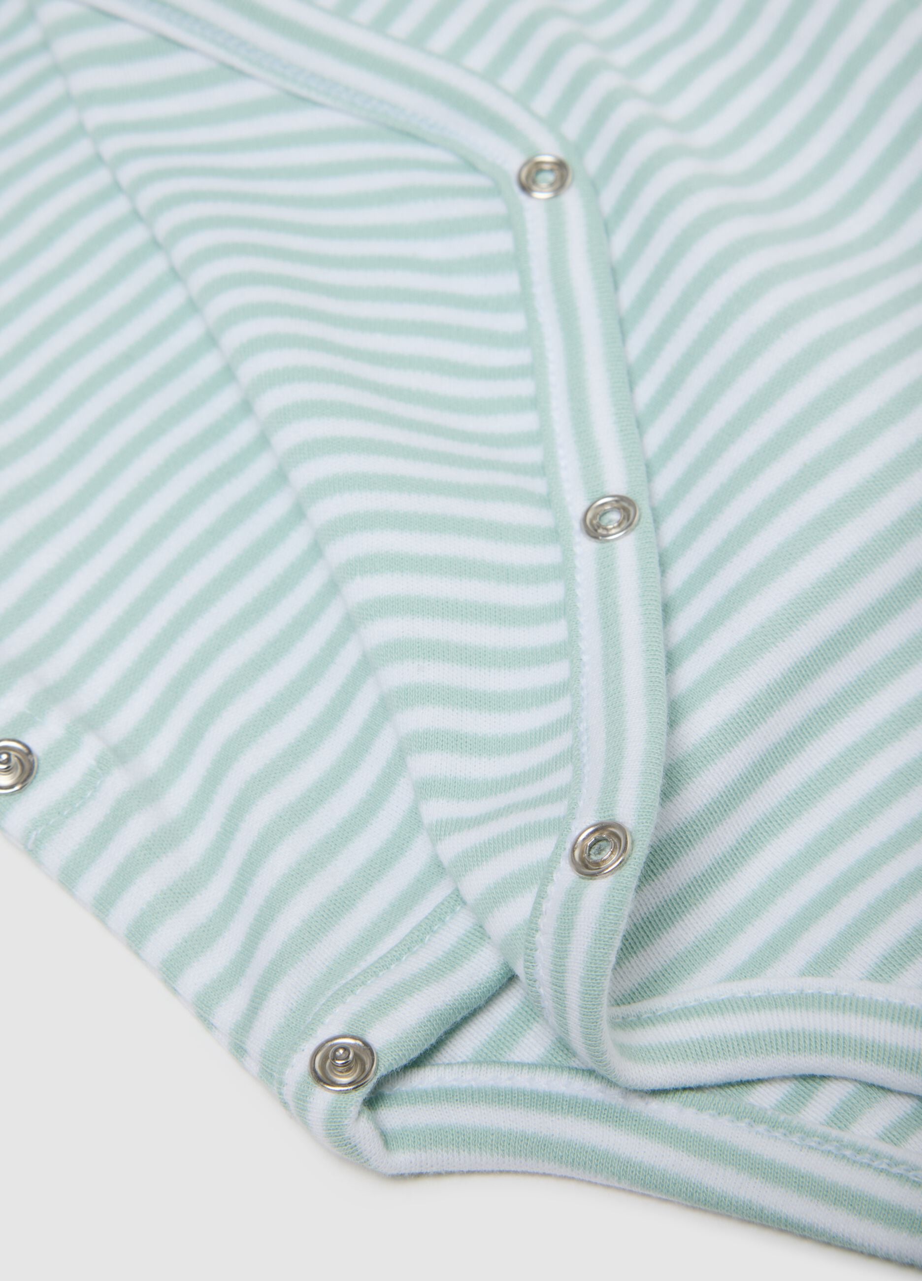Multicolour Long Sleeve Bodysuit Twin Pack for Infants in Pure Cotton