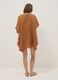 Brown pure linen kaftan_3