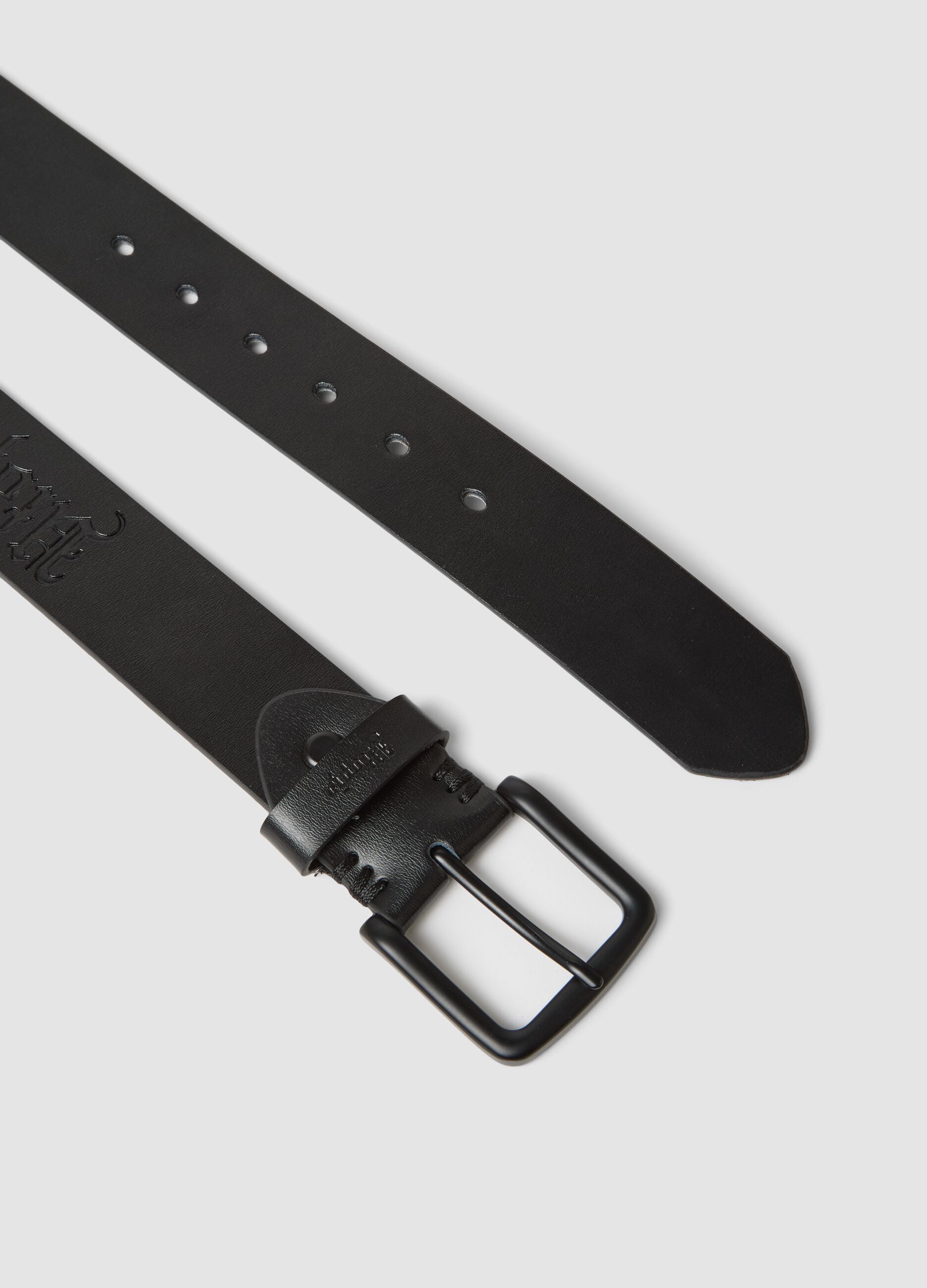 100% Genuine Leather Belt &ndash; Black