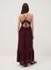 Purple maxi dress in pure viscose_3