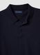 Polo in misto cotone, lino e seta blu regular fit_5