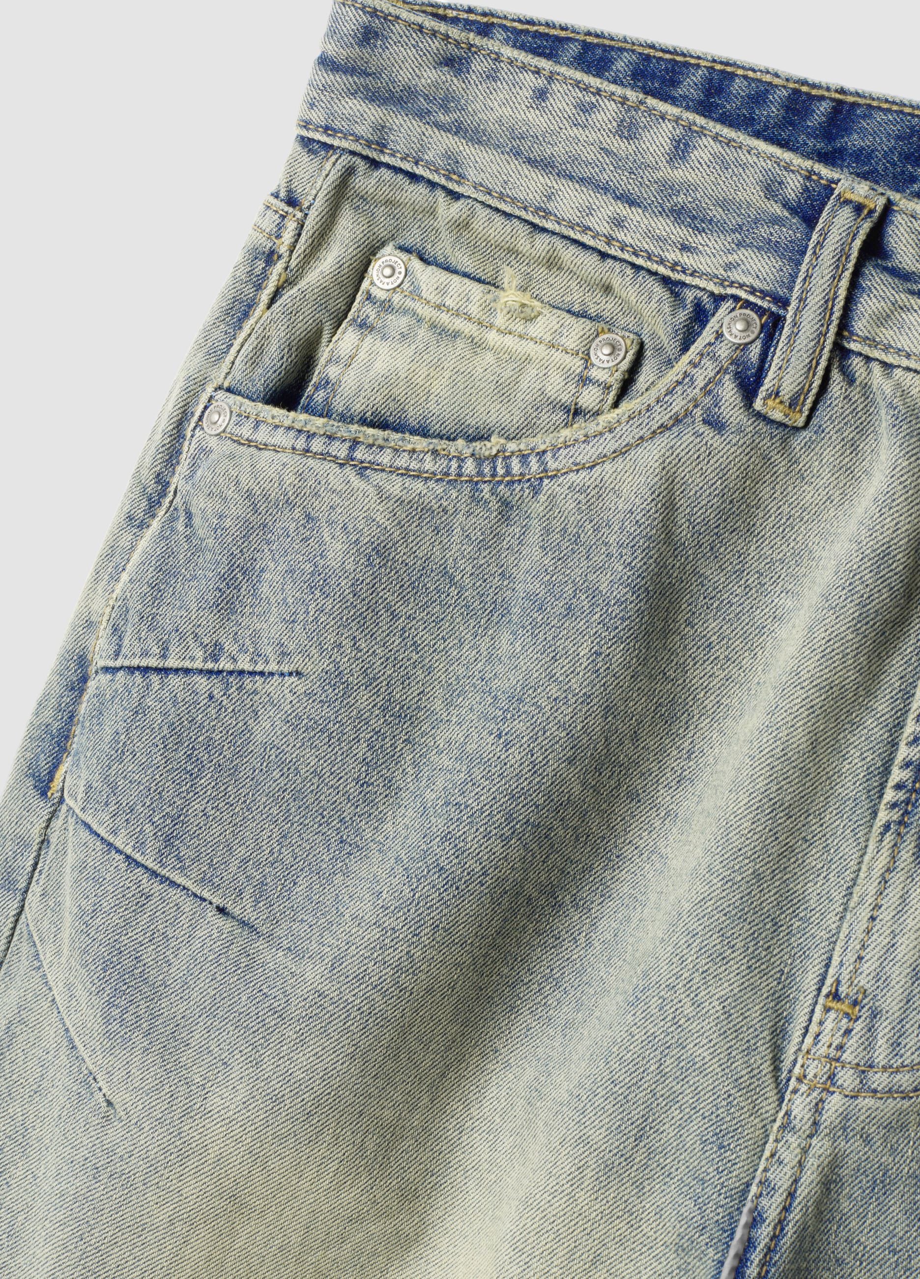 Wide Leg Denim Vintage Light Blue