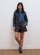 Grey cardigan with contrast collar, regular fit_1