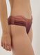 Brown stretch swim briefs with ombr&eacute; effect_3