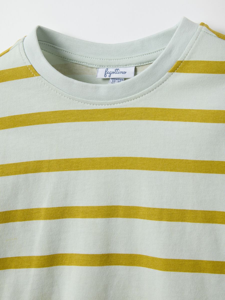 T-shirt in puro cotone multicolor regular fit per bimbo_2