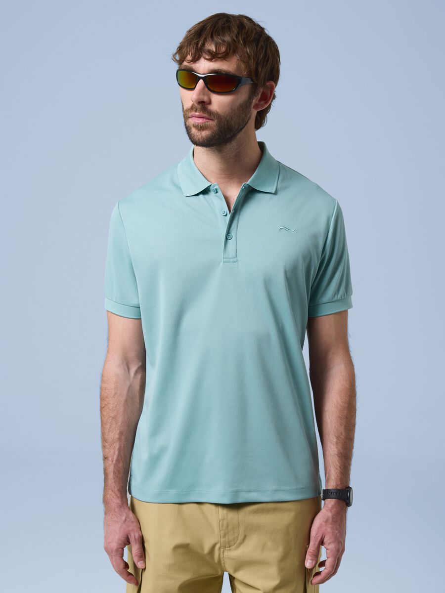 Polo verde con colletto classico traspirante ALTAVIA SAILING_1
