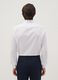 White slim-fit pure cotton twill shirt with French collar, non-iron_2