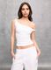 White Asymmetrical Tank Top_2
