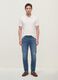 Blue denim stretch cotton jeans, regular fit_0