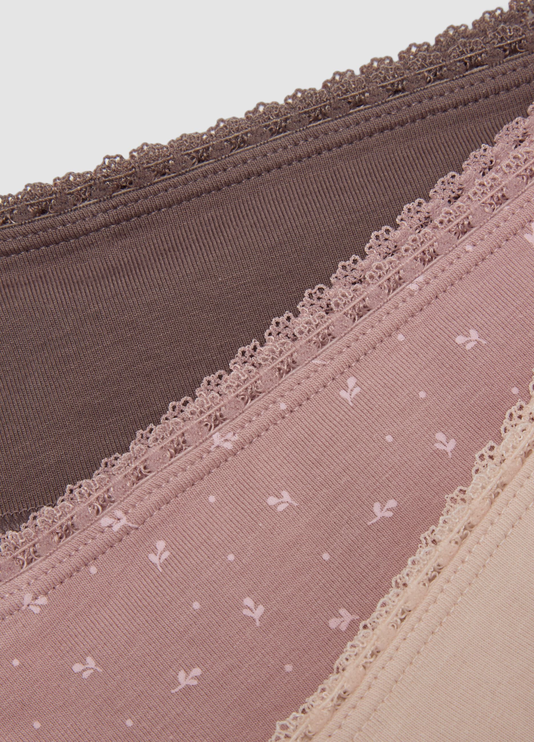 3-pack multicolour organic stretch cotton briefs