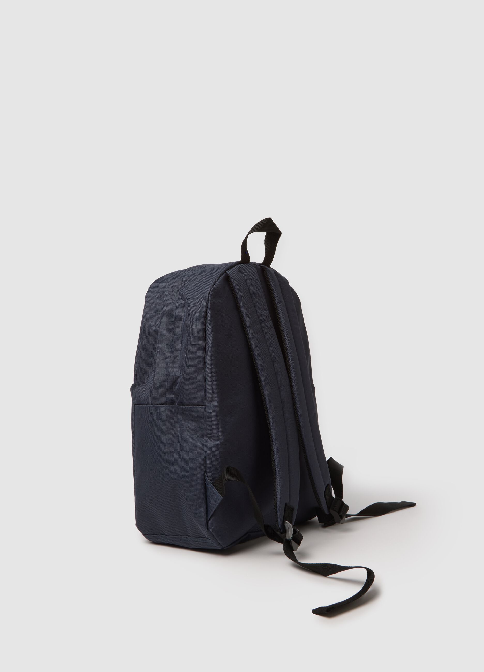 Blue Backpack with Extra Pockets