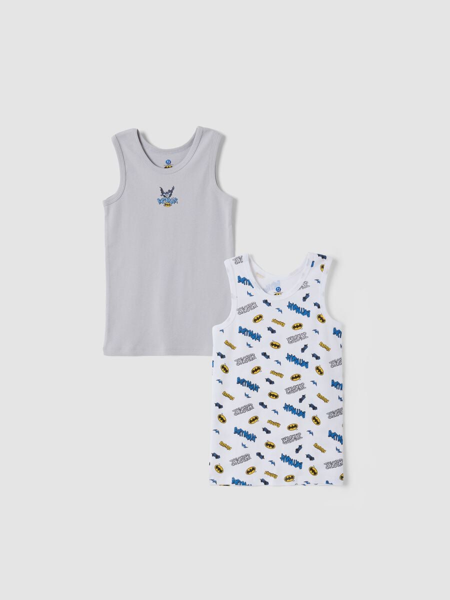 2-pack multicolour Batman organic cotton tank tops_0