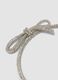 Grey headband with rhinestones and bow_2