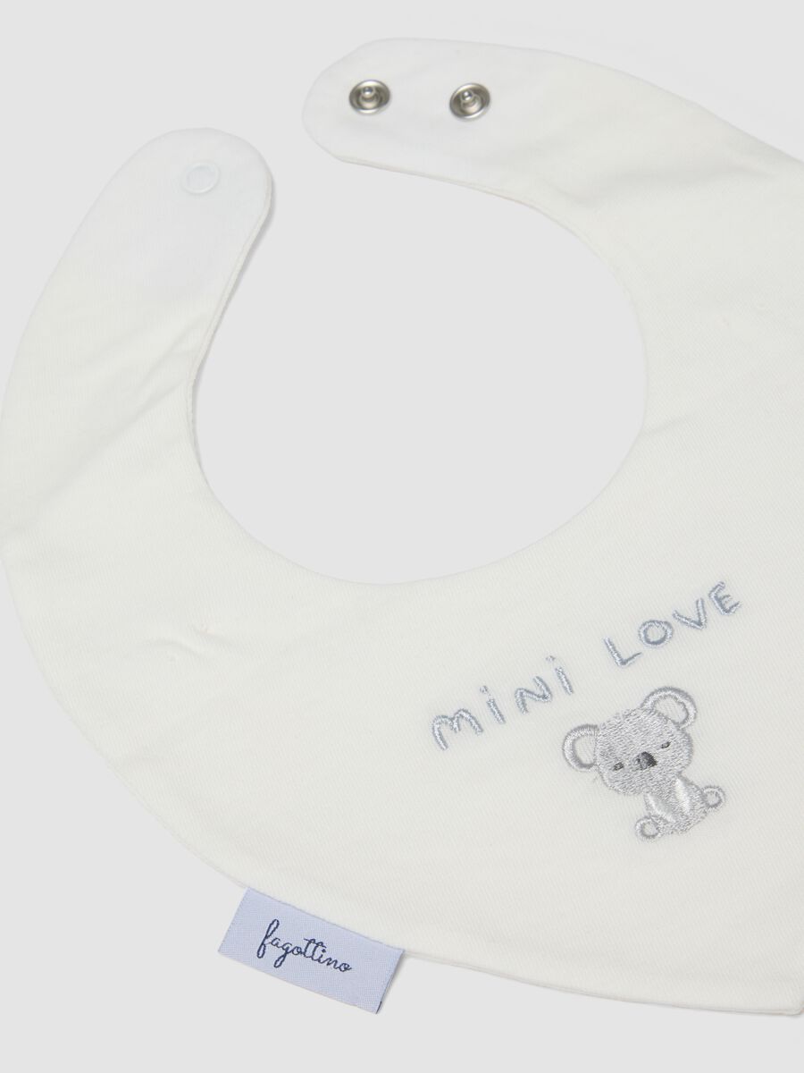 2-Pack multicolour organic stretch cotton baby bibs_2