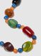 Multicolour resin necklace with adjustable clasp_1