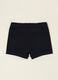 Baby Blue Stretch Cotton Shorts, Regular Fit_2