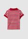 Multicolour cotton blend regular fit polo with bowling collar for girls_1