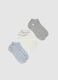 Tripack of grey cotton socks_0
