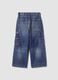 Blue pure cotton relaxed-fit jeans_5
