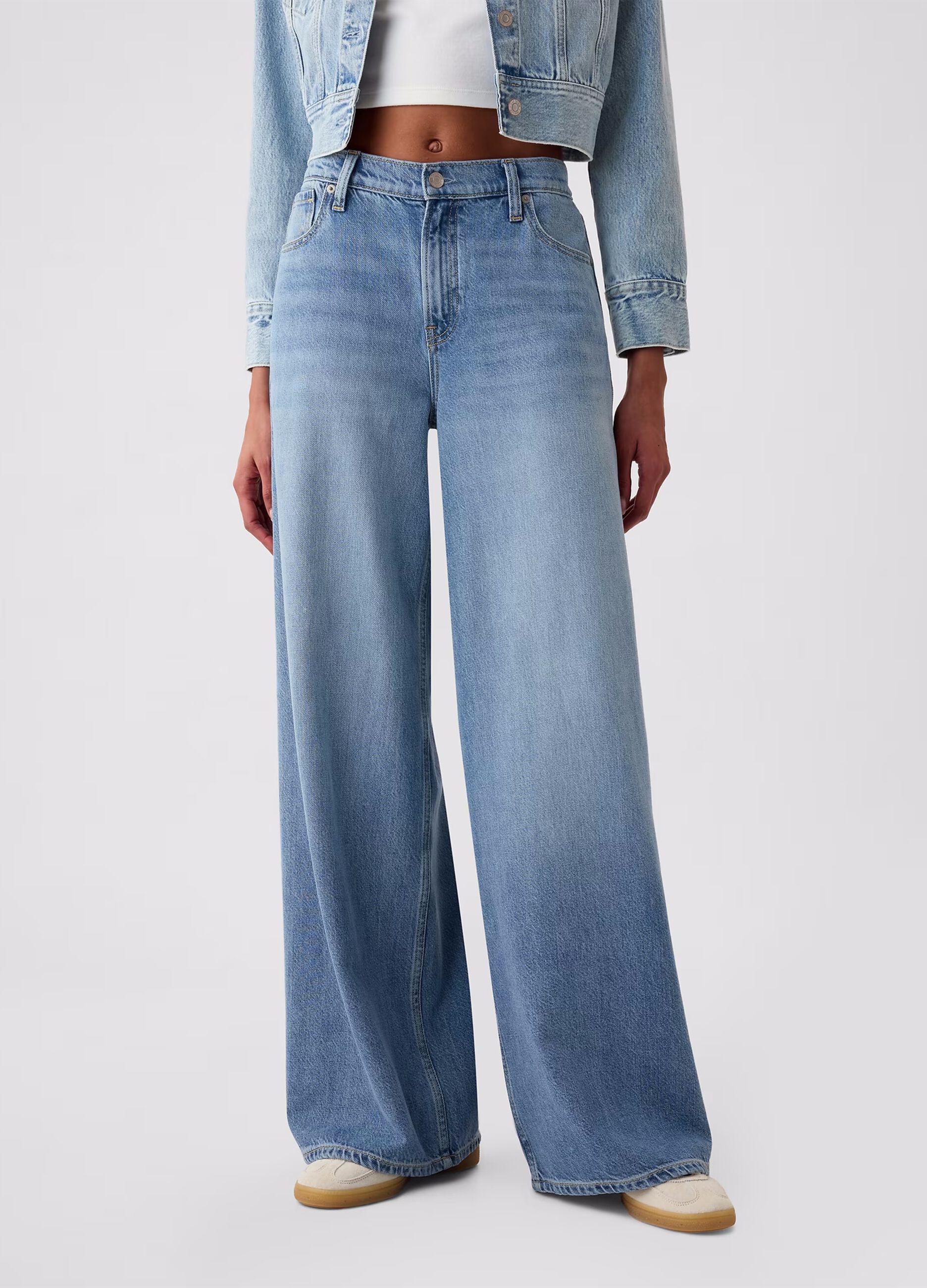 Regular-rise baggy-fit jeans