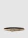 Beige Belt with Classic Buckle_0