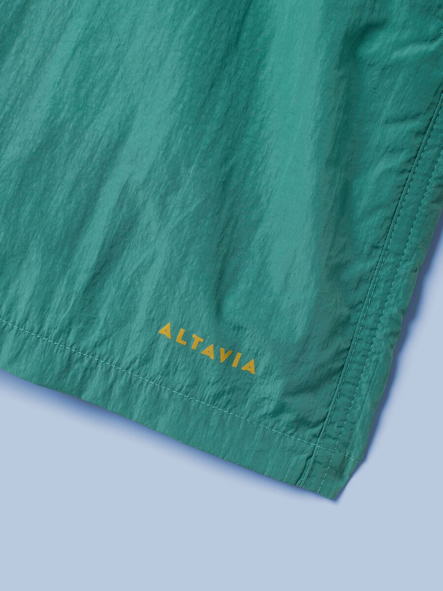 Costume boxer verde con vita elasticizzata ALTAVIA SAILING_7