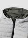 Giacca Ultralight reversibile grigia con cappuccio e zip per bimbo_2