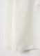 Pure cotton white girl's polo regular fit with ruched details_3
