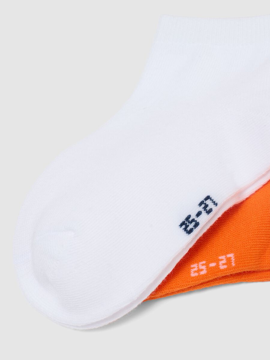 Multipack of multicolour organic cotton blend socks for kids_2