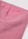 Sciarpa rosa in maglia a collo ad anello_2