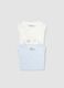 Sleeveless multicoloured pure cotton baby bodysuits twin pack_2