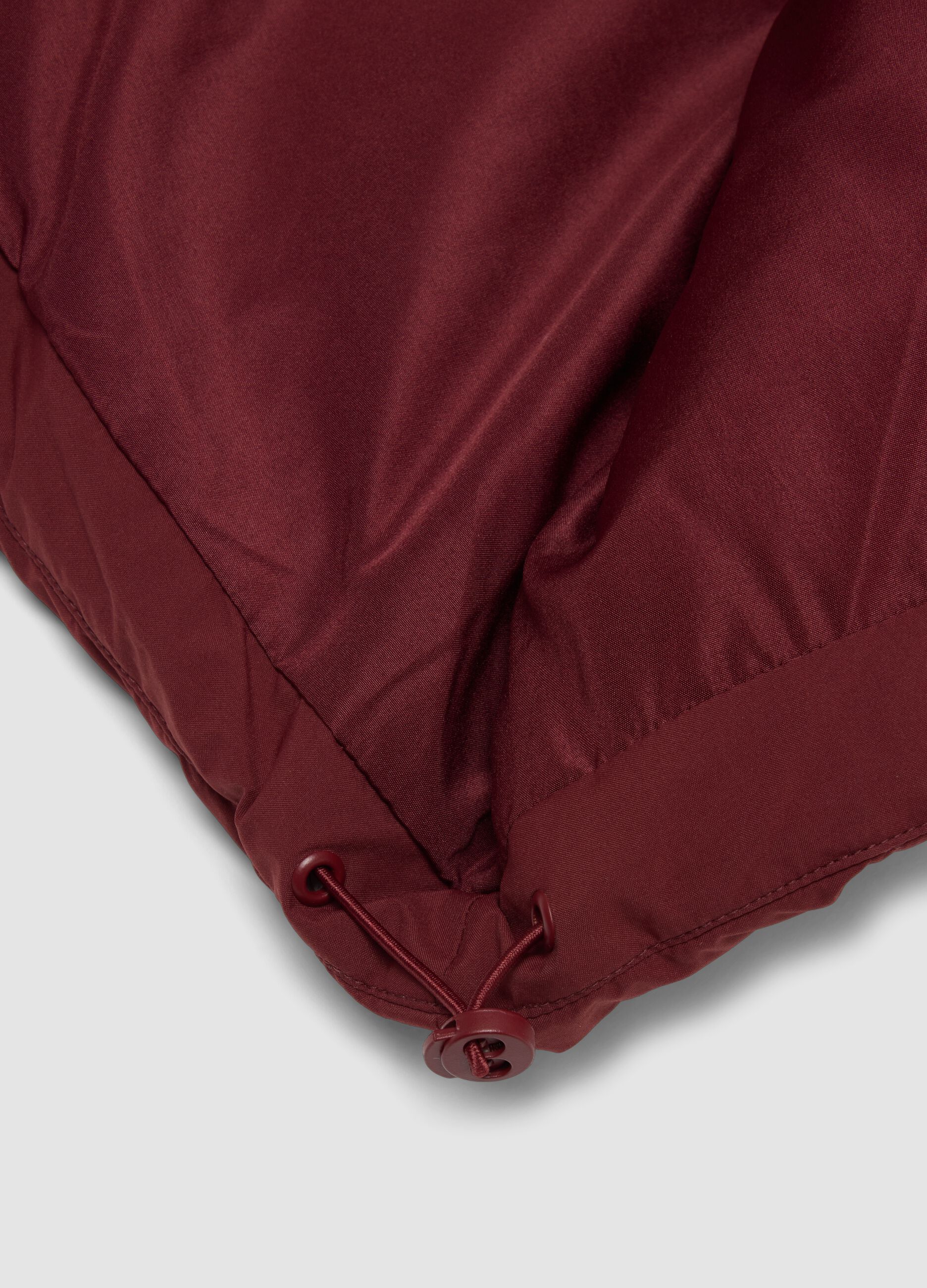 Red padded jacket with zip and high neck ALTAVIA STUDIO