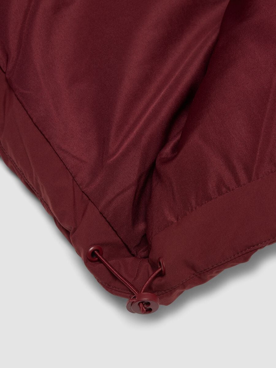 Red padded jacket with zip and high neck ALTAVIA STUDIO_6