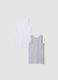 2-pack white and grey pure organic cotton crew-neck vests_1