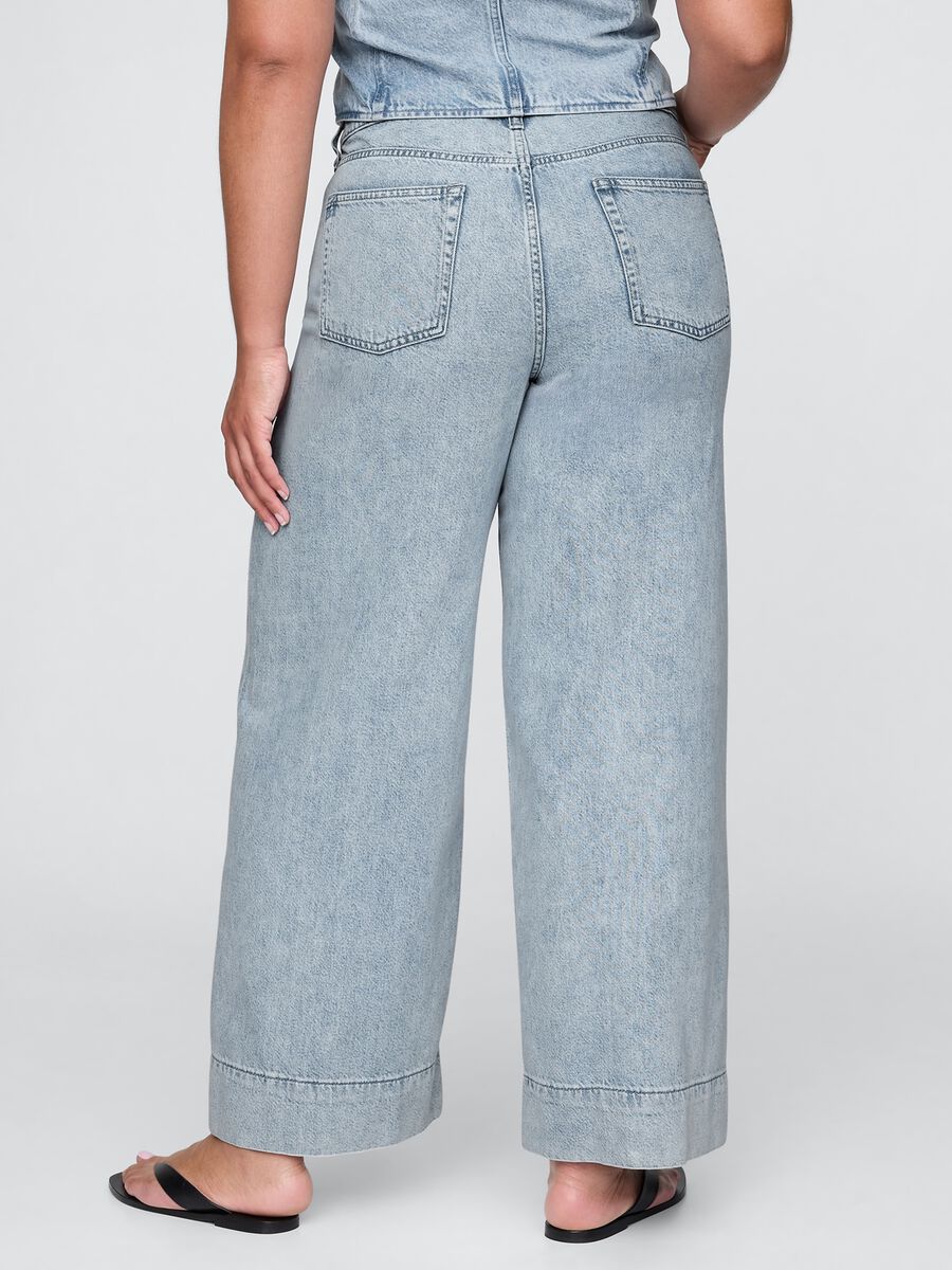 Jeans wide leg in denim_5