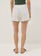 White pure cotton beach shorts with embroidery_2