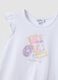 Bipack tank top multicolor in puro cotone da bimba con volant_3