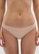 Beige cotton thong briefs with regular fit_1