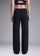 Black Easy Dry wide-leg stretch trousers ALTAVIA STUDIO_2